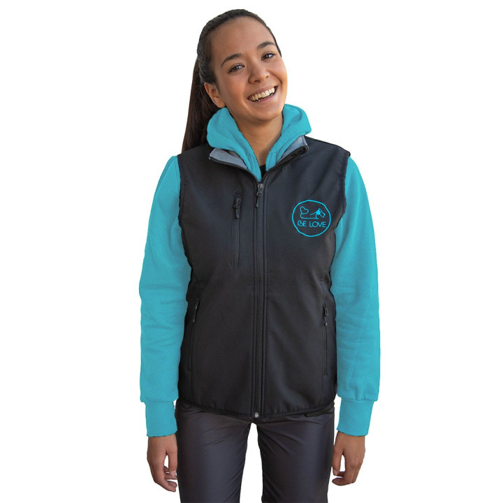 Technical Fabric Woman Vest - Fleece interior