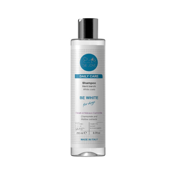 Be White Shampoo per cani manti bianchi-BE LOVE