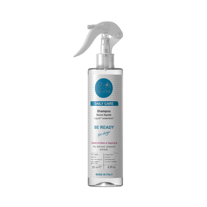 Be Ready-Shampoo secco liquido per cani-BE LOVE