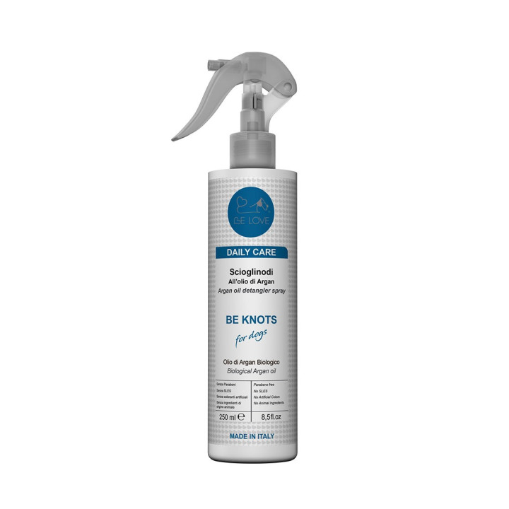 Be Knots Lozione per cani scioglinodi all'Olio di Argan- BE LOVE