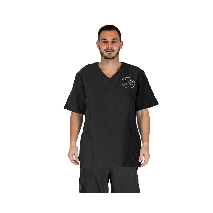 V-neck grooming jacket